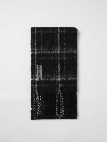 Our Legacy Fuzzy Alpaca Check Estate Scarf - Black | Garmentory