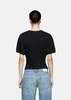 EB Denim Henry V-Neck Tee - Black - Thumbnail 2