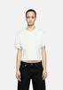 EB Denim Henry V-Neck Tee - White - Thumbnail 1