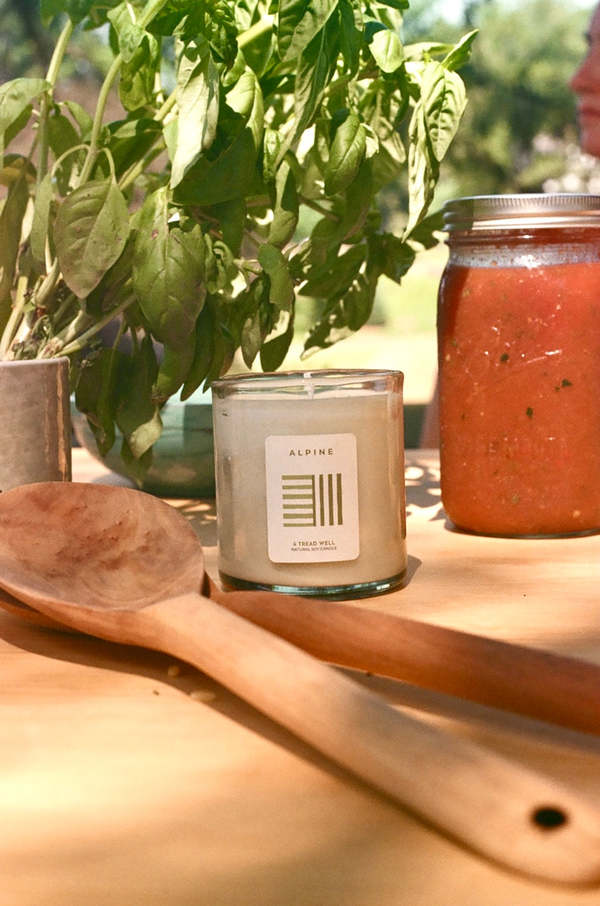 & Tread Well Natural Candle Alpine Candle