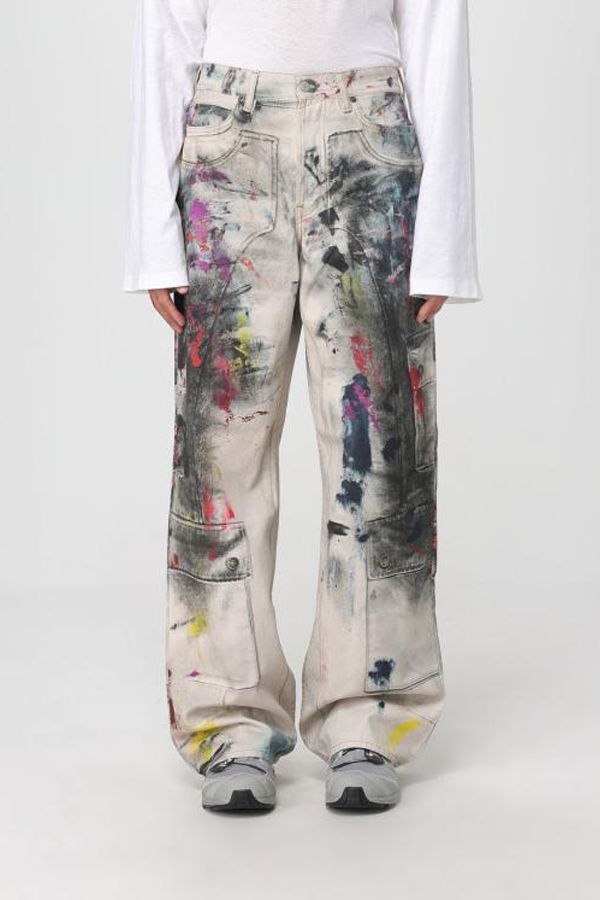 Acne Studios CK0133AOL Straight Pants - White