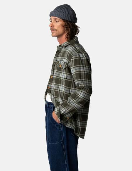 Lemaire Patch pocket shirt - deep forest | Garmentory