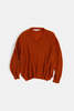 Erica Tanov Anna Alpaca Wool Silk V Neck Pullover - Thumbnail 2