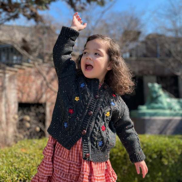 Gigi Knitwear Wild Flower Cardi Cardigan