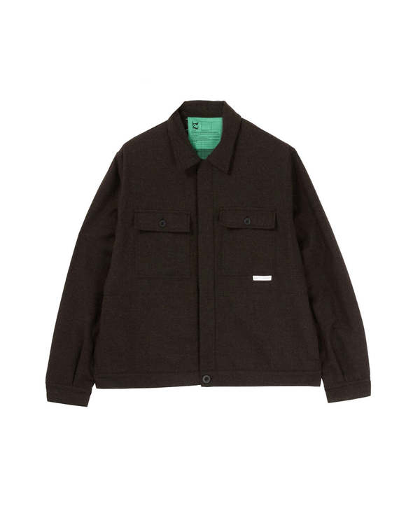 GR10K 40000 Replicated Seasonal Short Jacket - Dark Brown