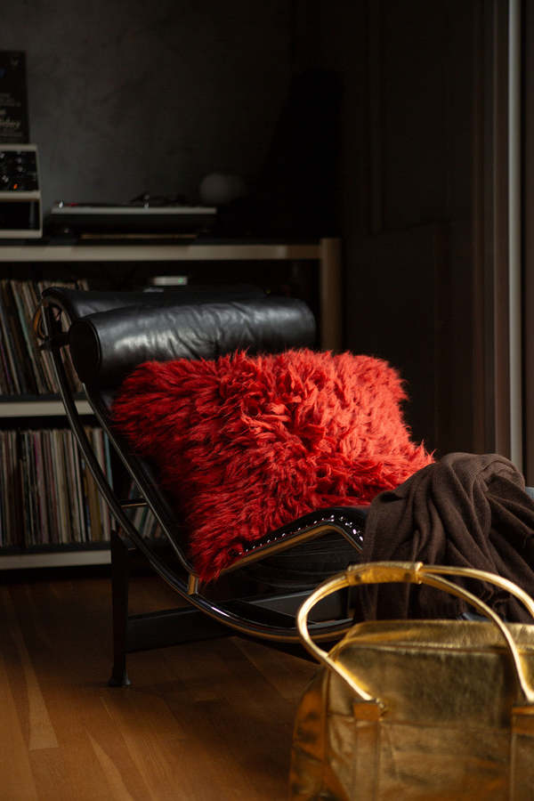 Erica Tanov Baby Alpaca Shag Pillow