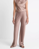 VINCE High Waist Fluid Satin Bias Pant - Mauve Lilac - Thumbnail 1