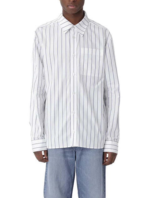 トップス ENDS and MEANS / PULLOVER SHIRTS ENDS and MEANS P/O Zip Shirts - Off White | Garmentory