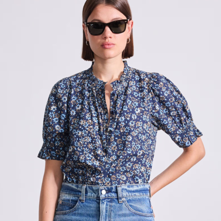 トップス OUR LEGACY MAZZY POLO ONYX SAPPHIRE MIX Mazzy Polo in Onyx Sapphire Mix – SVRN