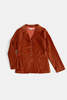 Erica Tanov Buddy Cotton Velvet Blazer - Cinnamon - Thumbnail 2