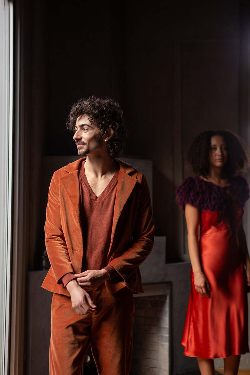 Erica Tanov Buddy Cotton Velvet Blazer - Cinnamon