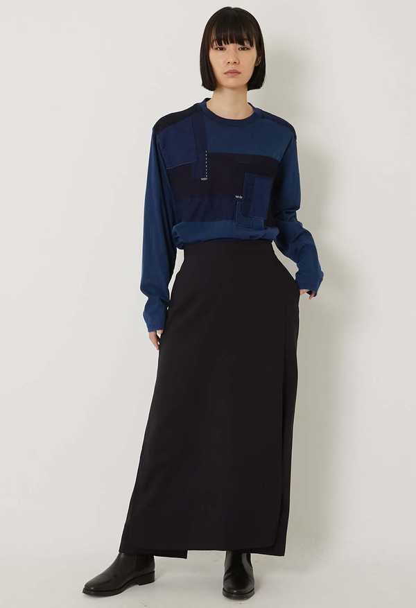 Blue Blue Japan Stretch Dry Twill Wide Wrap Pants