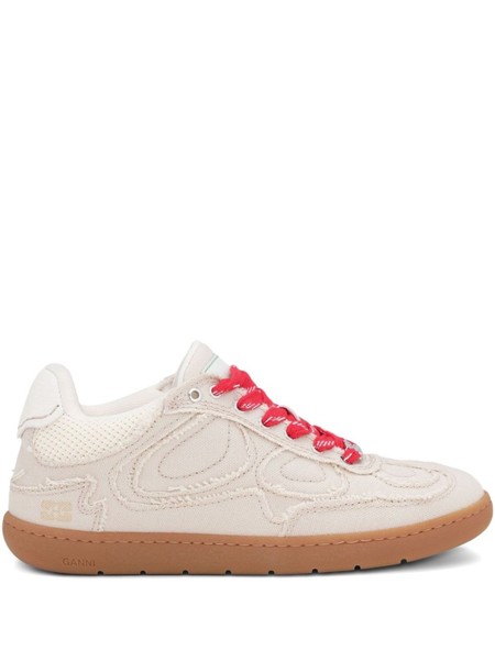 Ganni Sporty Mix Retro Sneaker - Egret | Garmentory