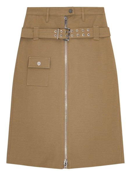 Ganni Studded Linen Skirt | Garmentory