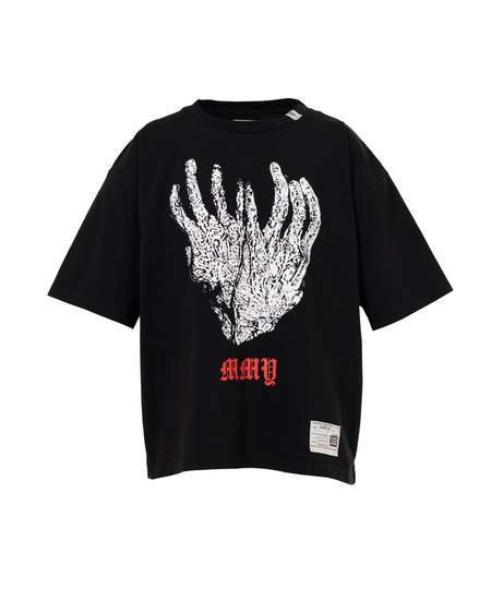 Mihara Yasuhiro Printed Tee - Black | Garmentory Mihara Yasuhiro Printed Tee - Black | Garmentory
