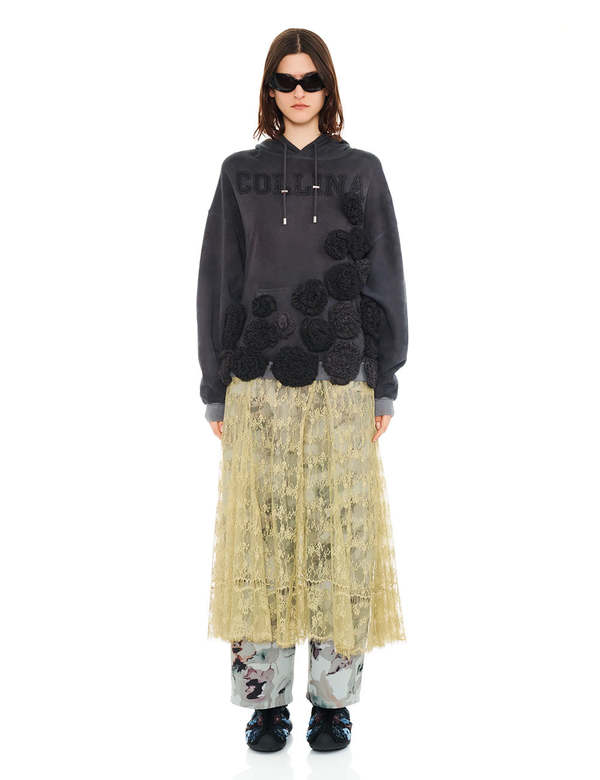 Collina Strada Charcoal Soft Hoodie Collina Strada Charcoal Soft Hoodie