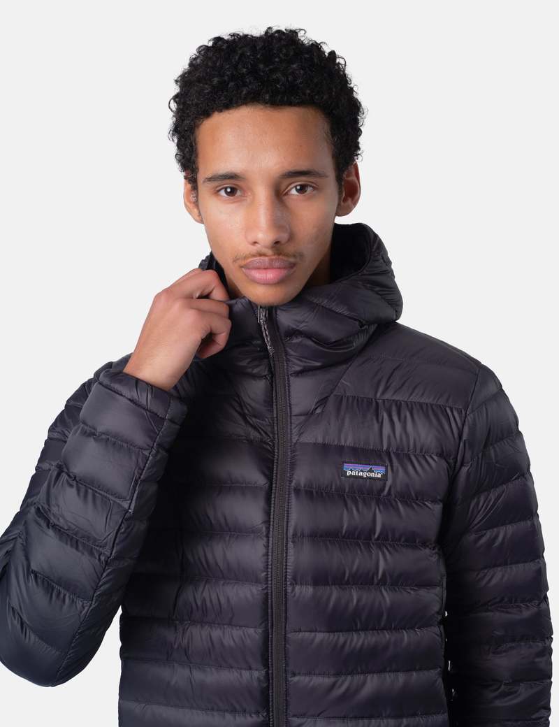 Patagonia Down Sweater Hoody - Black | Garmentory