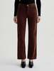 AG Jeans Brinley Corduroy Mid-Rise Straight Jeans - Thumbnail 2