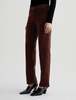 AG Jeans Brinley Corduroy Mid-Rise Straight Jeans - Thumbnail 5