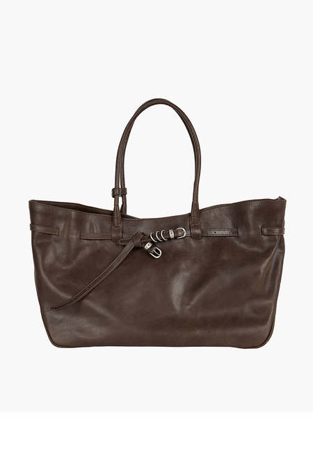 MARGESHERWOOD Dumpling Tote - Black Suede | Garmentory