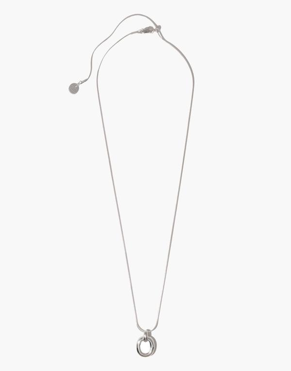 Cled Core Snake Chain Loop Necklace