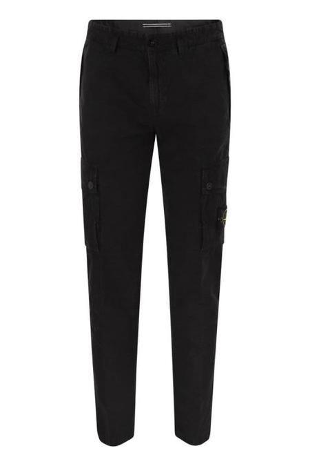 ★25ss今期stone ghost pants black 30★ Stone Island Ghost Cargo Pants | Black | FARFETCH