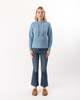 ELLIOTT LAUREN Knit Hoodie Sweater - Blue - Thumbnail 2