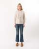 ELLIOTT LAUREN Knit Hoodie Sweater - Pearl - Thumbnail 2