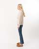 ELLIOTT LAUREN Knit Hoodie Sweater - Pearl - Thumbnail 3