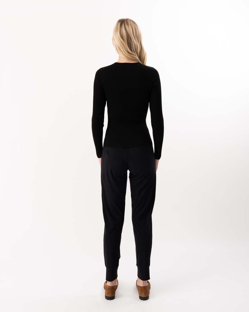 ELLIOTT LAUREN Nylon Leisure Jogger - Black