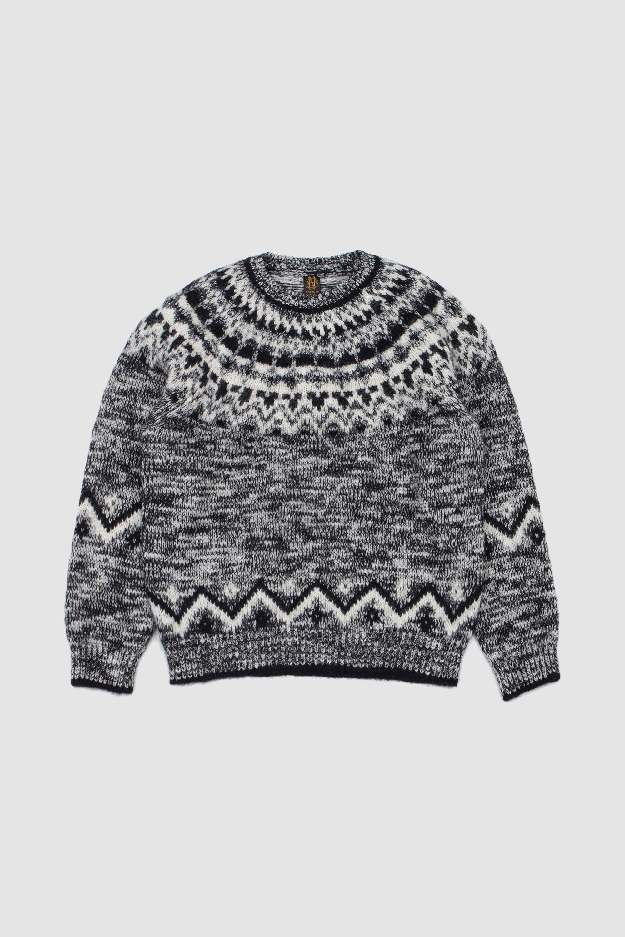 Batoner Mohair Nordic Turtle Neck Sweater | Garmentory