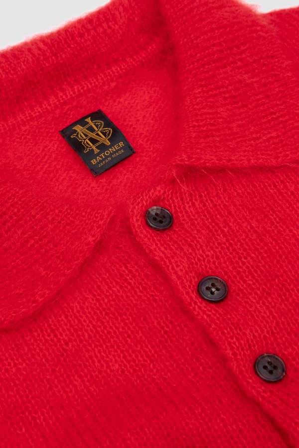 トップス BATONER PURE MOHAIR POLO Batoner Pure Mohair Polo | Garmentory