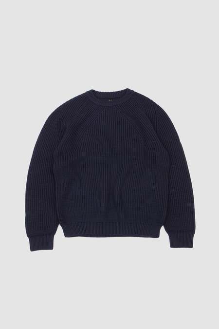 トップス BATONER SIGNATURE WOOL CREW NECK KNIT M Signature Crew Neck in Black