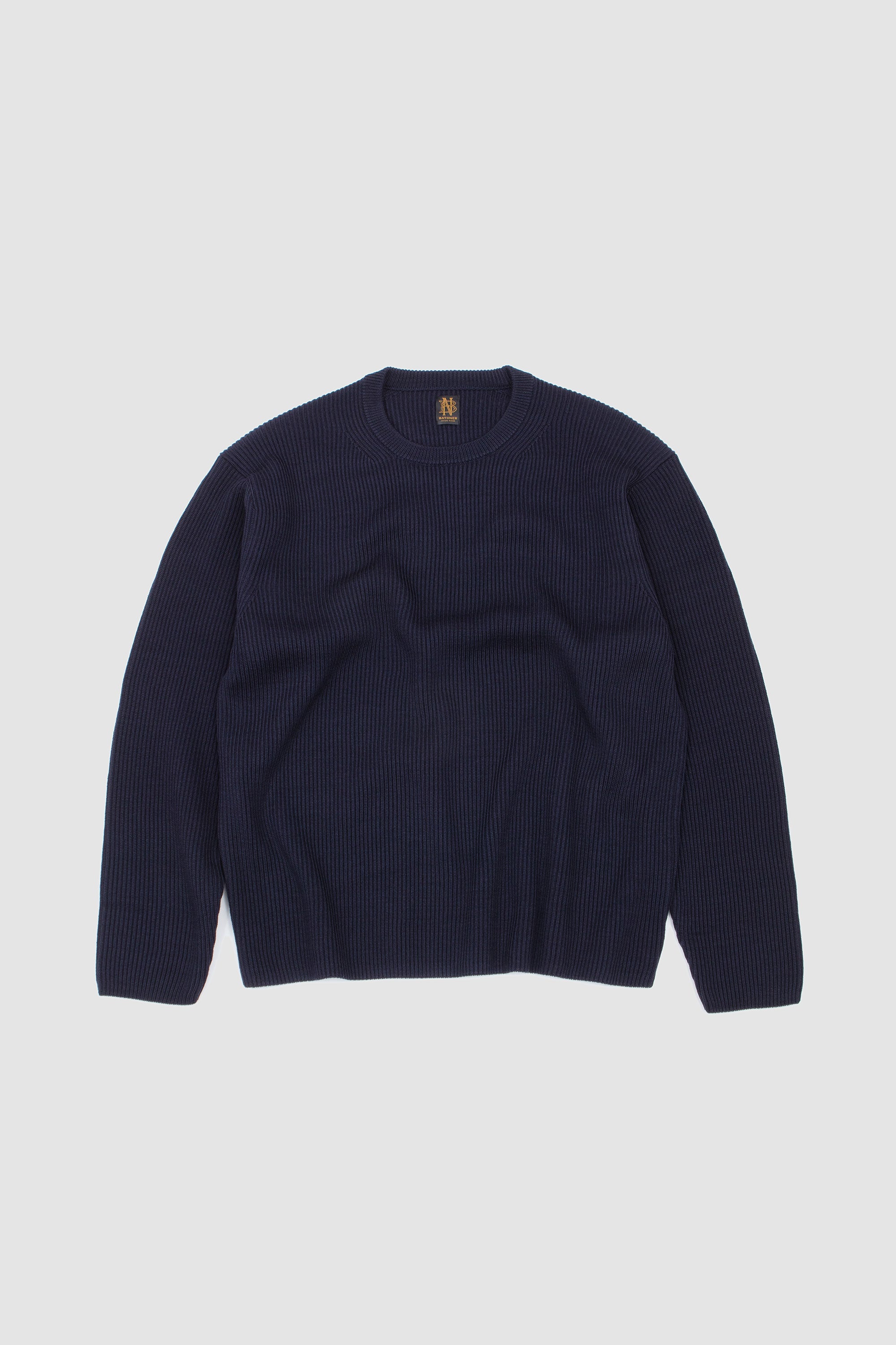 Solid-Wool-Rib-Crew-Neck-Navy-