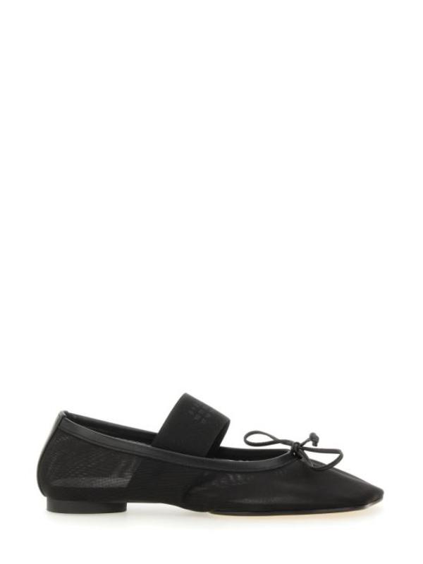 MM6 Maison Margiela Flat Shoes - Black