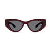 Lowercase Alma Eyeglasses - Oxblood - Thumbnail 2