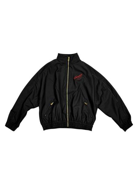 Willy Chavarria Satin Track Jacket - Black | Garmentory