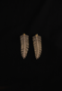 The NKC Store Natalina Gold Leaf Earrings - Thumbnail 1