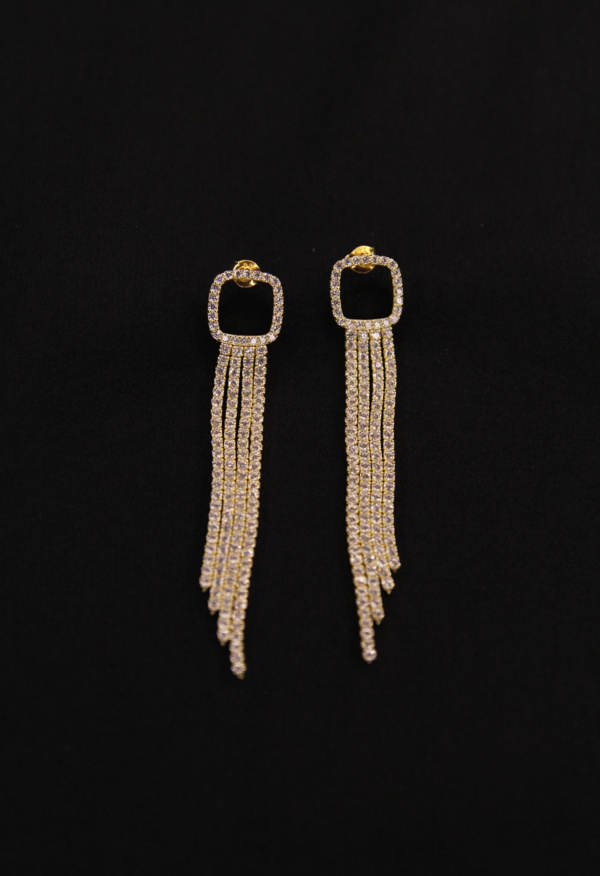 The NKC Store Vianca Gold Dangle Earrings