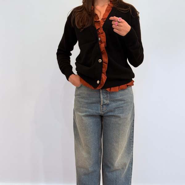 Leur Logette Stretch Cardigan - Black