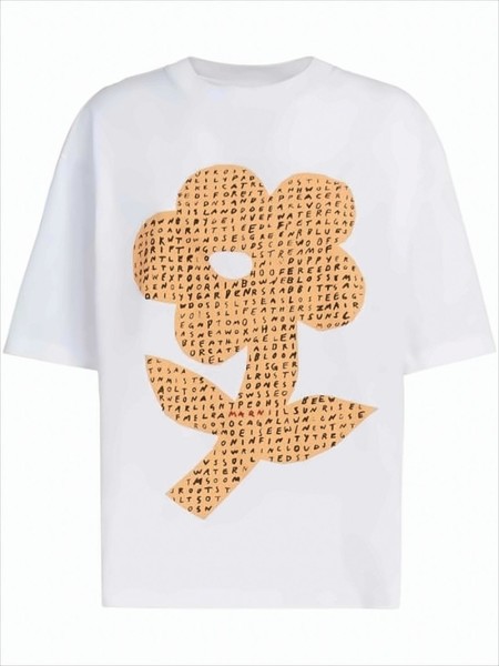 Marni Yellow Printed T-Shirt - Lemmon | Garmentory