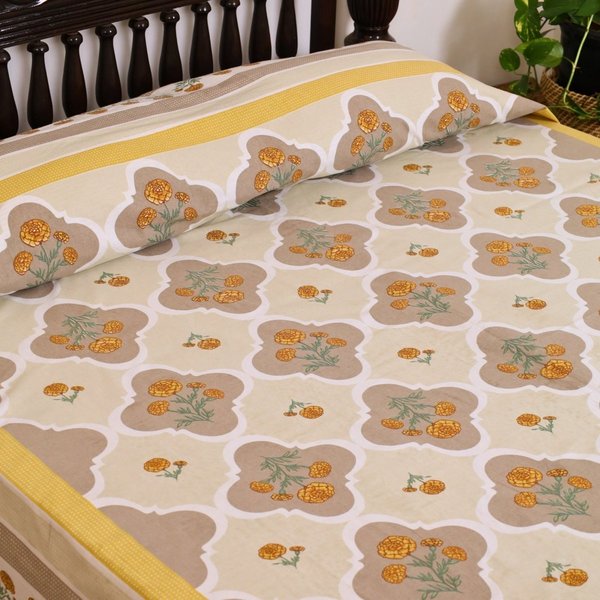 Mela Artisans Marigold Bed Cover (60" x 90")