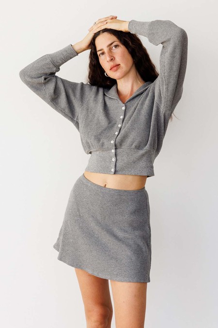 kids Misha & Puff Ruffle Romper - Sage | Garmentory