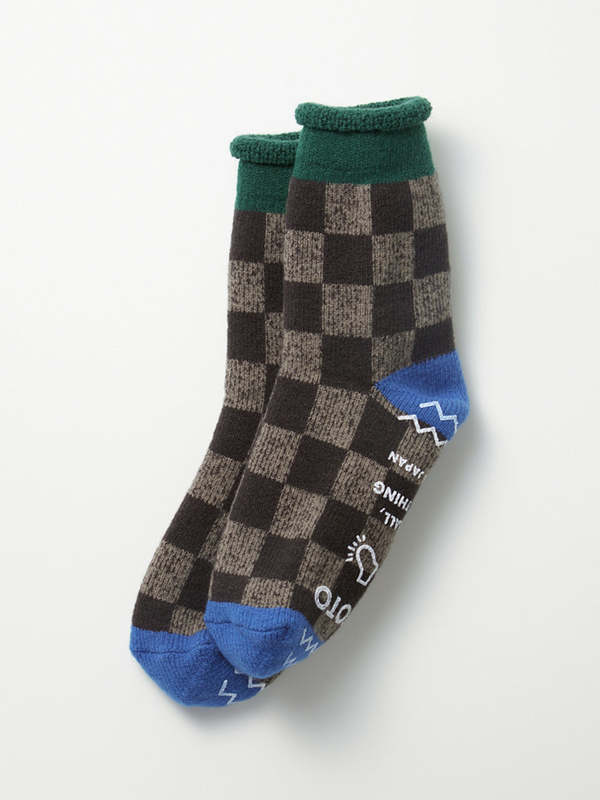 Rototo Checkerboard Room Socks