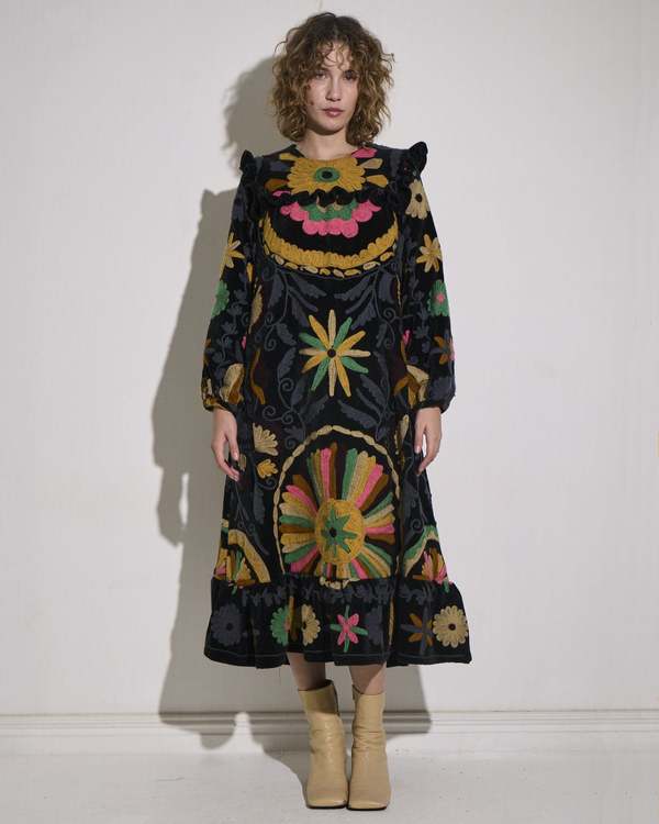 Asha Eleven Suzani Dress