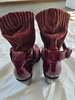 Marc Jacobs Buckled Sock Boots - Burgundy - Thumbnail 4