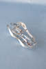 Pipe & Row Large Metal Oval Hair Claw - Silver - Thumbnail 2