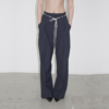 ANTONIO SHIN Pleated Trousers - Navy - Thumbnail 1