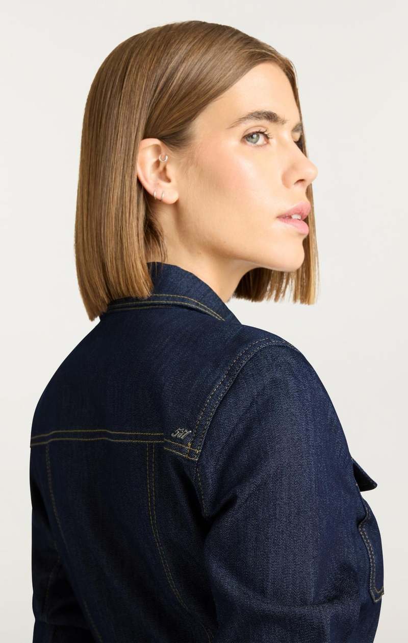 Cinq  Sept Fauna Dress Indigo Denim