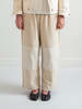 A B E L I N E Velvet Corduroy Pants - Ivory - Thumbnail 1